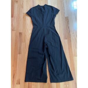 LACAUSA Black Jumpsuit with pockets size small